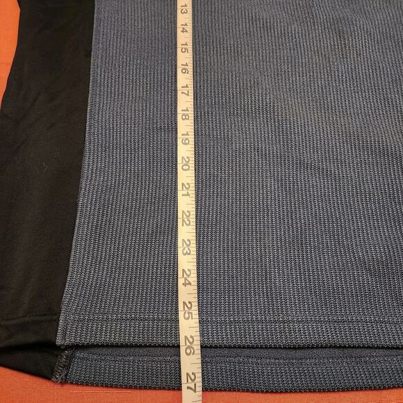 Spyder Mens Sz L Pullover Blue/Grey Black Half Zip Fleece Sweater Thermal Ski - Picture 7 of 10